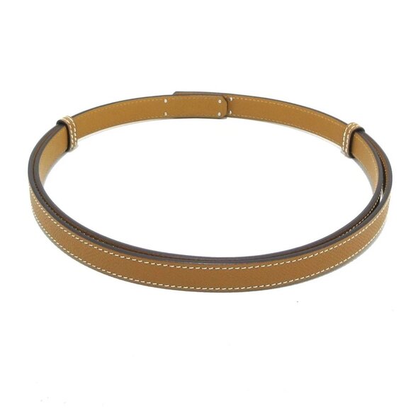 Auth HERMES Kelly - Gold Veau Epsom B Belt main image 4